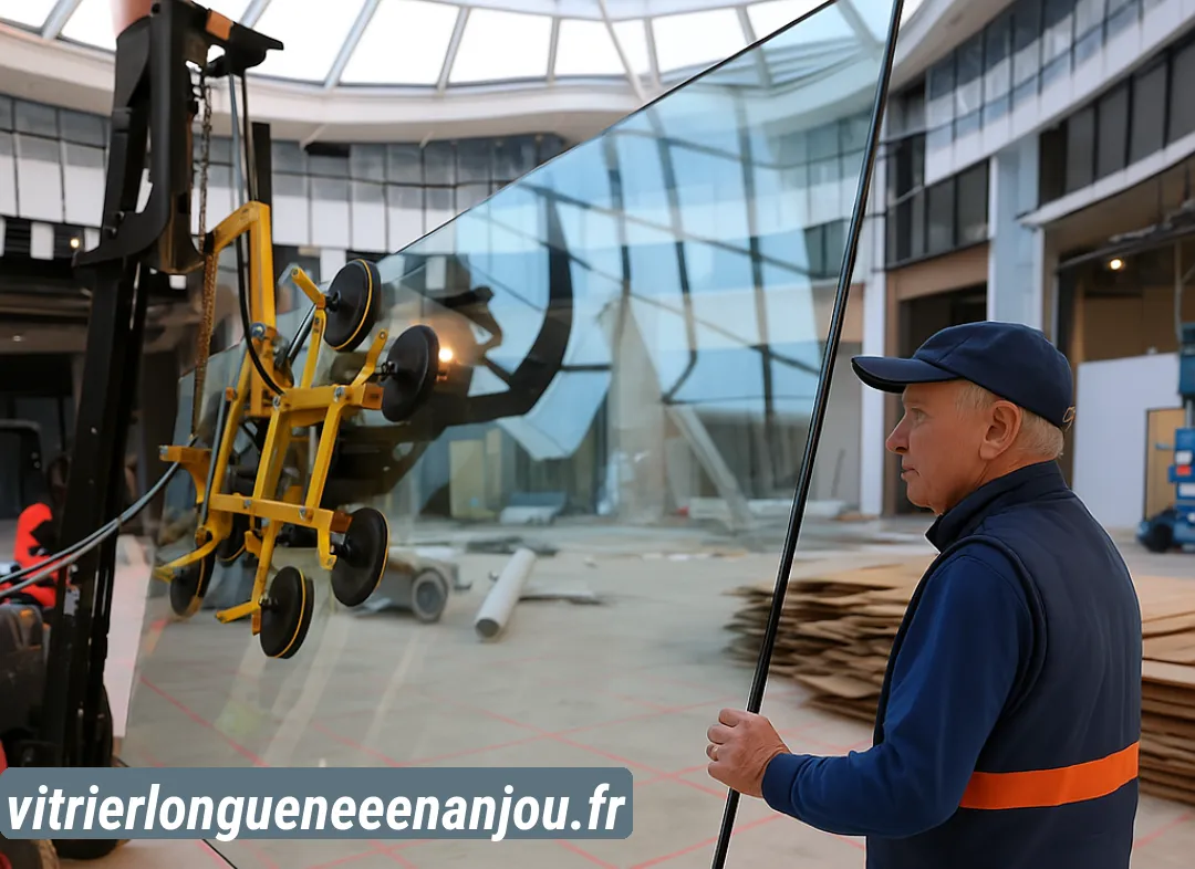 Remplacement de vitrine magasin Longuenée-en-Anjou